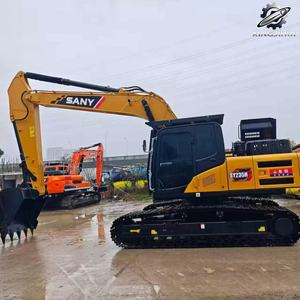 Excavadora de cadenas Sany235H usada, 23 toneladas, cucharón de 1.3m³, marca china original, excavadora grande para construcción, pocas horas, buen estado. - Product Image 2