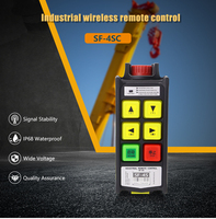 Système de télécommande sans fil RF universel pour grue industrielle, étanche IP66, 4 boutons, double vitesse