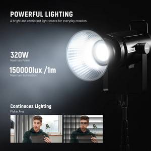 Cho Neewer cb300b 320W bi-màu LED video ánh sáng 150000lux 2700k-6500K cri97 + Bowens núi 2.4G/DMX/App chụp ảnh chiếu sáng - Product Image 2