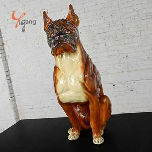 कस्टम डिजाइन किए गए रेसिन फाइबरग्लास शिल्प मूर्तिकला जीवन के लिए प्यारा कार्टून पशु पालतू कुत्ते मॉडल - Product Image 3