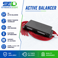 Système de gestion de batterie intelligent JKBMS Smart jk 32s 500a pour batteries LTO, LiFePO4 et Li-Ion 12V, 24V, 36V, 48V, 72V avec équilibreur actif JK-B2A16S jikong 2A