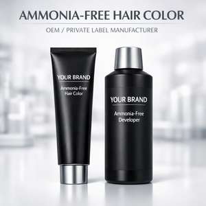 Tinte para el Cabello sin Amoníaco de Marca Privada, Fabricante de Tinte para el Cabello OEM, Crema de Coloración Profesional para Salón de Belleza, Fórmula de Brillo Permanente - Product Image 1