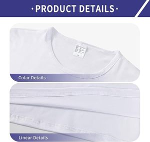 T-shirt pour homme unisexe personnalisé, livraison gratuite, polyester lourd, manches longues, chemises à sublimation - Product Image 3