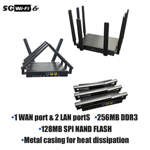 Ngoài Trời Kim Loại Trường Hợp 5G Wifi6 Nr Mở Khóa Router Trong Nhà CPE 5G Cổng 5G LTE Router Modem - Product Image 5