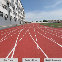 Surface de piste synthétique poreuse pour centre de loisirs, résistante aux UV, toutes saisons, 15 mm, haute performance pour les stades du Moyen-Orient