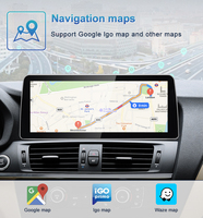 STWEI 2024 Nuevo Sistema Android UI ID6 ID7 ID8 de 12.3 Pulgadas con Carplay Inalámbrico AUTO para BMW X3 F25 X4 F26 CIC NBT Reproductores de Video para Auto GPS Navi