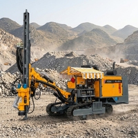 Foreuse rotative sur chenilles diesel KAISHAN avec marteau DTH (pompe à engrenages) – Profondeur max. 50 m pour exploration minière et carrière – Moteur 162 kW