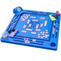 Plateau en mousse multicolore durable et pliable, porte-boissons de luxe, table flottante pour jeux de piscine, dominos, mahjong, poker, jeux de cartes