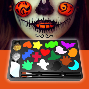 Pintura de arte corporal profesional, conjunto de pintura facial a base de agua para Halloween, gran oferta - Product Image 2