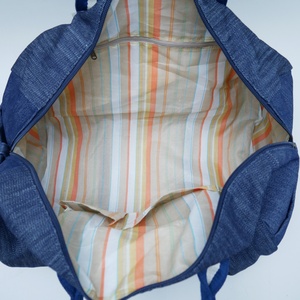 Bolsa de Lona Vaquera Nueva 2026, Bolsa de Mano Cilíndrica de Gran Capacidad, Bolso de Viaje Informal con Asa Colorida para Mujer, para Viajes de Fin de Semana y Gimnasio - Product Image 6