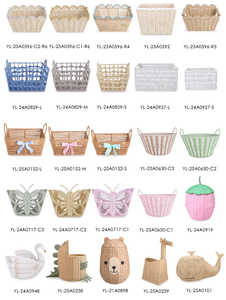 Cesta de Almacenamiento de 3 Piezas Tejida a Mano con Cuerda de Papel, con Asas y Decoración de Lazo, <span class=keywords><strong>para</strong></span> Guardería, Organizador <span class=keywords><strong>para</strong></span> Baby Shower, Venta <span class=keywords><strong>al</strong></span> <span class=keywords><strong>por</strong></span> <span class=keywords><strong>Mayor</strong></span>, Personalizable - Product Image 6