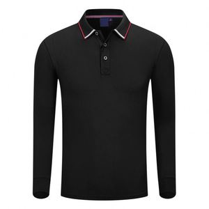 Chemises de sublimation entièrement personnalisées avec logo brodé, design personnalisé, polo en coton à manches longues pour hommes - Product Image 2