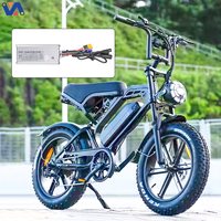 Contrôleur QM V20 25 km/h 48V 16A 20 pouces pour vélos électriques, pièces de rechange pour vélos à pneus larges, accessoires pour vélos à pneus larges V20