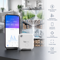 Thermomètre numérique de haute précision humidimètre Bluetooth personnalisable pour la maison chambre entrepôt utilisation extérieure OEM pris en charge