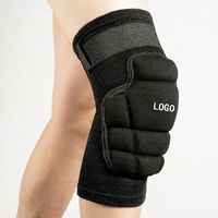Genouillère de protection intégrale avec sangle réglable, éponge épaisse, antidérapante, absorbant les chocs, pour le rugby et les sports de contact