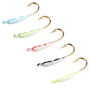Hameçons de pêche sur glace Spin Little Demon, hameçons barbelés pour <span class=keywords><strong>la</strong></span> pêche <span class=keywords><strong>en</strong></span> rivière, ensemble d'hameçons avec appât au plomb pour <span class=keywords><strong>la</strong></span> pêche sur glace - Product Image 3