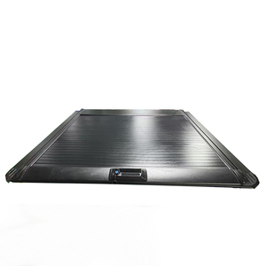 Couverture de lit rigide rétractable en aluminium sur mesure pour camionnette, étanche, fonctionnement manuel/électrique, installation facile - Product Image 1