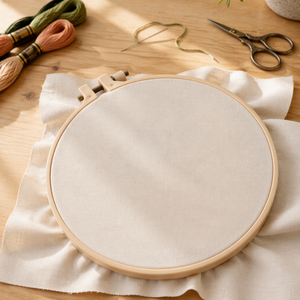 <span class=keywords><strong>Set</strong></span> Bingkai Sulaman Plastik DIY, Dapat Disesuaikan, Bulat, untuk Jahit Silang, Kerajinan Tangan, Alat Jahit - Product Image 5