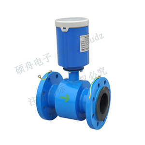 เครื่องวัดการไหลแบบแม่เหล็กไฟฟ้า Shuozhou 0-100000 Mh 1.6Mpa พลาสติกสำหรับของเหลวนำไฟฟ้า การบำบัดน้ำ - Product Image 1