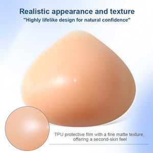 XINXINMEI silikon medis Segitiga Payudara membentuk 500g mastektomi lembut realistis prostesis paska kenyamanan kepercayaan diri mudah - Product Image 4