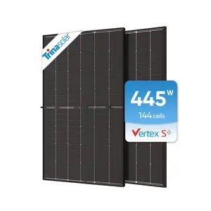 Ab stok Trina 440w cam-cam güneş panelleri TSM-NEG9RC.27 trina vertex S 430w 435w 440w 440w bifacial güneş panelleri