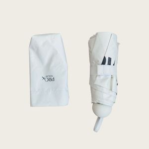 Parapluie pliant mini 5 sections personnalisé avec logo, ultra léger, format de poche, double usage soleil/pluie, imperméable, portable, pour entreprises - Product Image 1