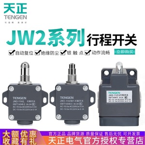 เท็นเก้น JW2-11H/L ลิมิตสวิตช์ 220V AC/DC หน้าสัมผัสโลหะผสมเงิน ระบบควบคุมอุตสาหกรรม - Product Image 5