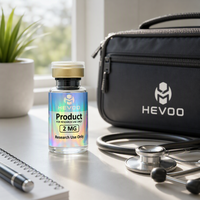 Étiquettes personnalisées pour flacons de peptides 2 ml, résistantes à la déchirure, avec options de données variables pour le suivi des échantillons de recherche