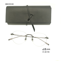 Dernières montures de lunettes sans monture, marque Matel, montures optiques pour femmes, sans monture, vente chaude
