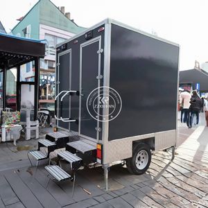 Toilettes portables de luxe, modèle de remorque de toilettes, prix d'usine, toilettes portables d'extérieur, camping, mobile - Product Image 1