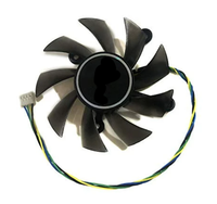 Kipas Pendingin 75MM FD8015U12S DC12V 0,5AMP 4PIN untuk Kipas Pendingin Kartu Video Grafis GTX560 GTX550Ti HD7850