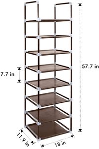 Portascarpe rimovibile per interni portaoggetti salvaspazio per interni mobili per la casa soggiorno magazzino lavanderia - Product Image 4