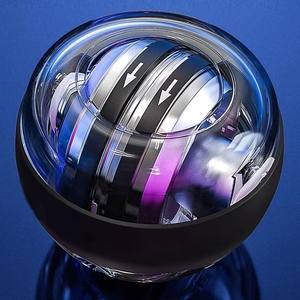 Gyro Ball Personalizado con Estuche de Transporte, Ejercitador de Antebrazo, <span class=keywords><strong>Gyroball</strong></span>, Entrenador de Muñeca y Brazo, Ejercitador con 5 Luces LED, Gyro Ball para Fortalecer la Muñeca y el Antebrazo - Product Image 2