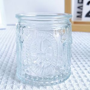 Vente en gros de pots à bougies décoratifs pour la maison en verre transparent gaufré de haute qualité à large ouverture par Lingka Hebei Chine - Product Image 5