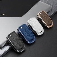 Étui de protection en cuir et aluminium pour clé de voiture Changan CS15 CS35 CS75 EV E-Star EADO Raeton V3 V5 V7 – Accessoires de support