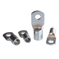 Cosse de câble en cuivre de haute qualité SC Type 10 16 25 35 50 70 95mm2 cosses à sertir en cuivre étamé SC50-6 SC70-8 SC95-10 SC120-12
