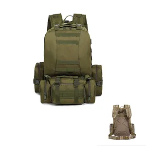 Уличный походный альпинистский рюкзак с подкладкой сзади, тактический рюкзак 55 л от производителя