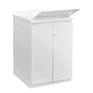 Lavabo de Baño con Mueble de ABS y Encimera de Polipropileno de 45 cm x 60 cm, 1 Puerta - Product Image 1