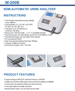 Analisador de Sedimentos de Urina Rápido para Química Médica W-200B Certificado CE - Product Image 6