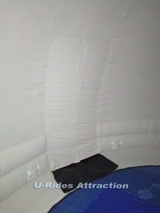 Tente de planétarium gonflable à 1 couche Matériau de dôme de projection pour 14 personnes Publicité gonflable Impression pour l'<span class=keywords><strong>astronomie</strong></span> - Product Image 3