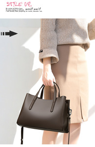 High Quality Women Handbags New Design Ladies Genuine Leather Handbags Large Capacity Ladies Messenger <b>Bags</b> - Product Image 3