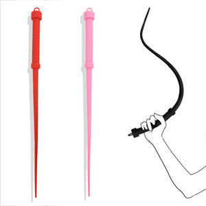Frusta in Pelle Siliconica Completa per Addestramento SM, Accessorio Sessuale per Donne, Frusta Elastica in Pelle per Stimolazione Glutei, Giocattolo Sessuale per Adulti - Product Image 4
