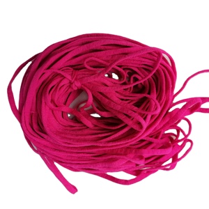 Fabricación Earloop suave 3mm/5mm Banda elástica Poliéster/Nylon <span class=keywords><strong>Cord</strong></span>ón elástico Earloop - Product Image 6