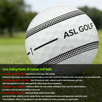 Balles de golf ASL professionnelles [3 couches/4 couches] en uréthane, conformes aux normes USGA, pour les tournois et les joueurs.