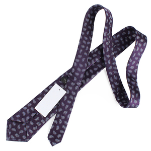 Dacheng Wholesale <strong>Purple</strong> Cravatta 100% Silk <strong>Tie</strong> Mens Paisley Jacquard <strong>Ties</strong> - Product Image 3