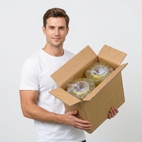Film alimentaire en PVC de qualité alimentaire, transparent, pour la conservation des aliments, en rouleau large de 45 cm x 1500 m, fourni par l'usine