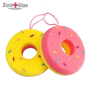 Bọt Biển Tắm Hình Bánh Donut Cho Bé Để Làm Sạch Cơ Thể