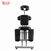 Chaise de massage pliable et réglable pour tatoueurs, siège de salon portable robuste en cuir PVC pour artistes