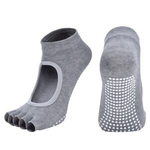 Chaussettes de yoga en coton avec logo personnalisé CZFIT, antidérapantes, pour pilates, antidérapantes pour femmes, chaussettes de yoga - Product Image 5