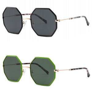 2025 más nuevo polígono espectáculo colorido Metal mujeres hombres marcos gafas de sol polarizadas anteojos - Product Image 2